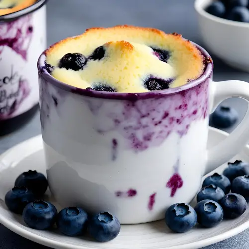 Keto Blueberry Mug Cake