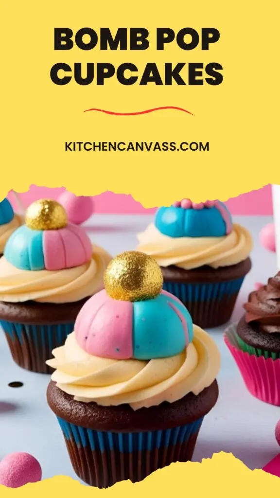 Bomb Pop Cupcakes