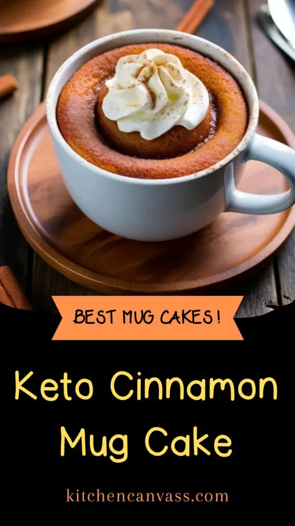 Keto Cinnamon Mug Cake