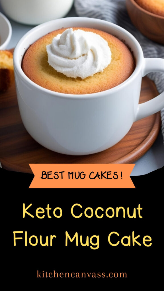 Keto Coconut Flour Mug Cake