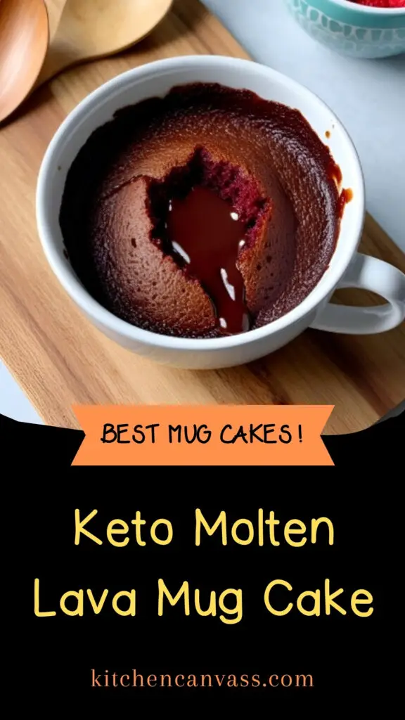 Keto Molten Lava Mug Cake