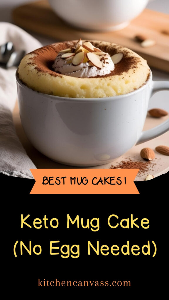 Keto Mug Cake (No Egg Needed)