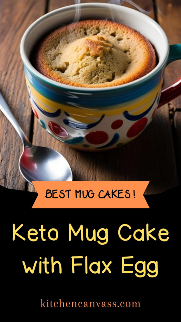 Keto Mug Cake with Flax Egg