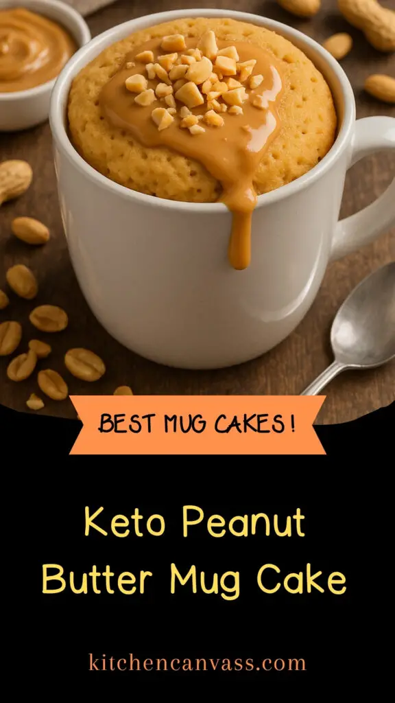 Keto Peanut Butter Mug Cake
