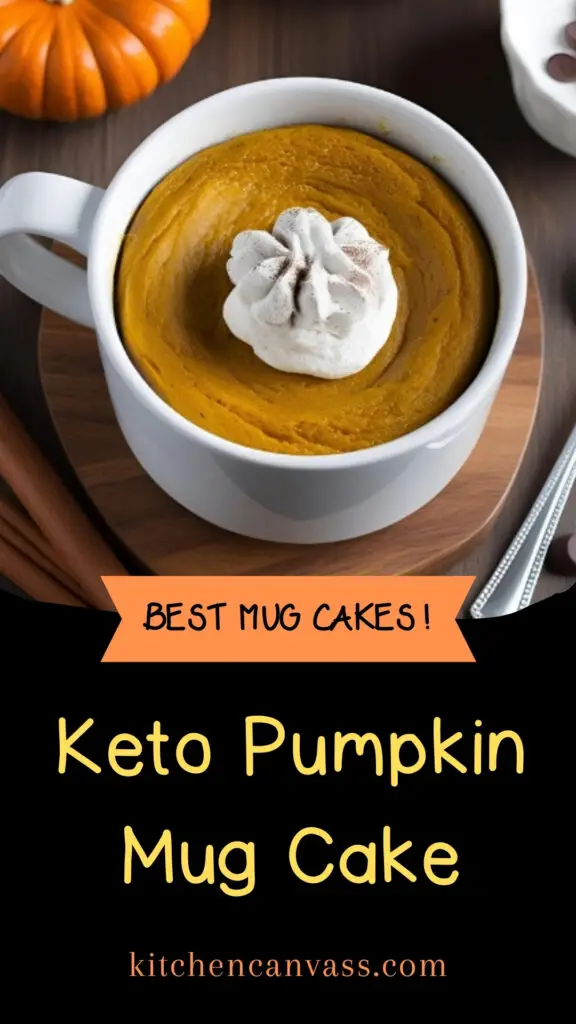 Keto Pumpkin Mug Cake