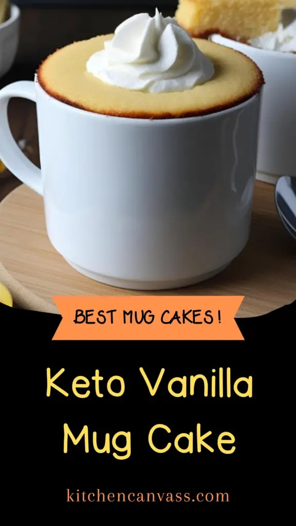 Keto Vanilla Mug Cake