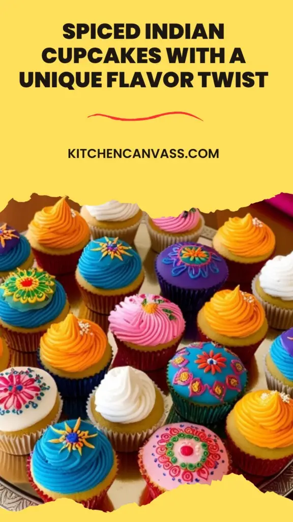 Spiced Indian Cupcakes with a Unique Flavor Twist