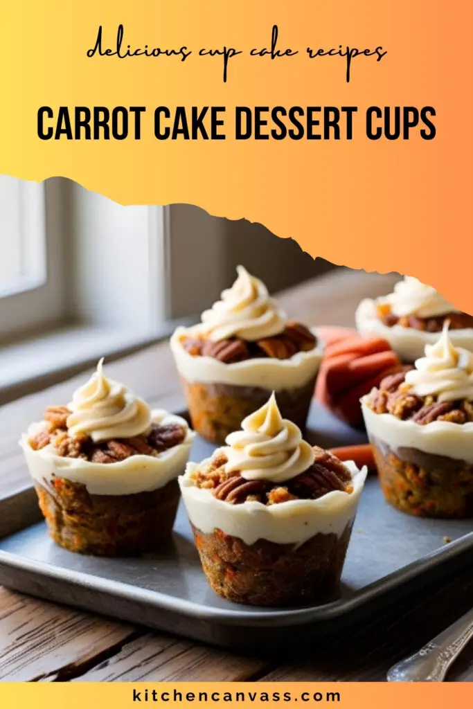 carrot cake dessert cups