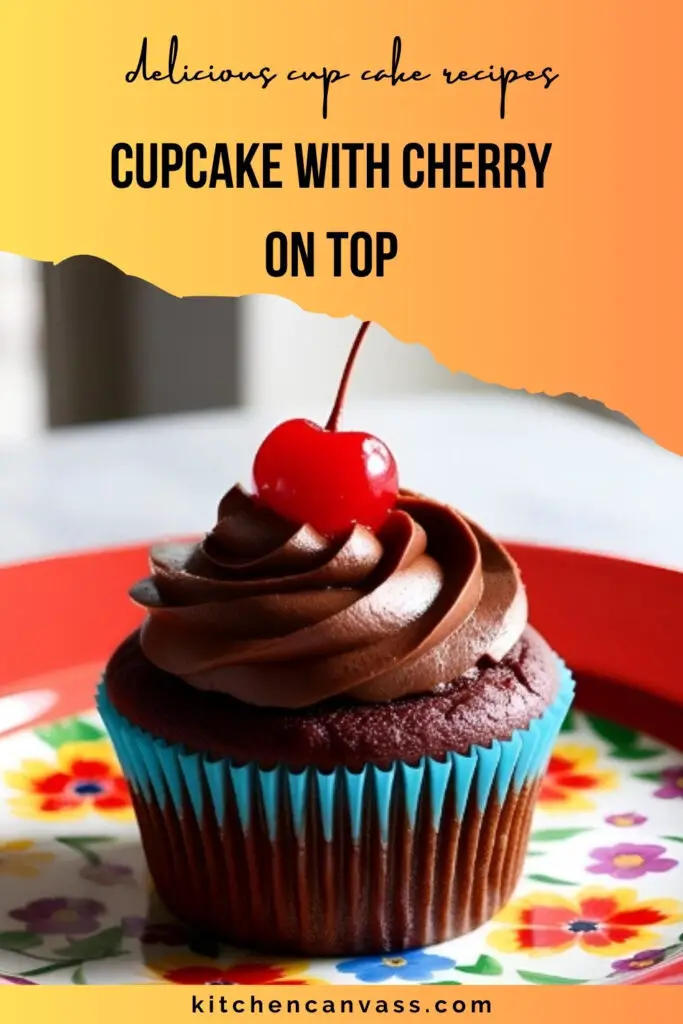 cupcake with cherry on top