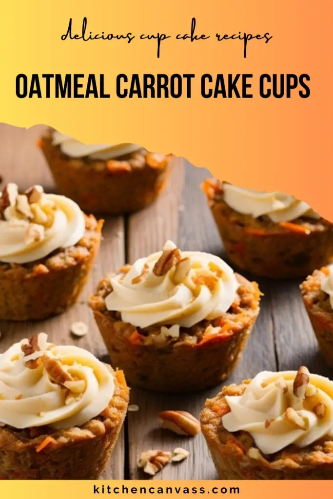 oatmeal carrot cake cups