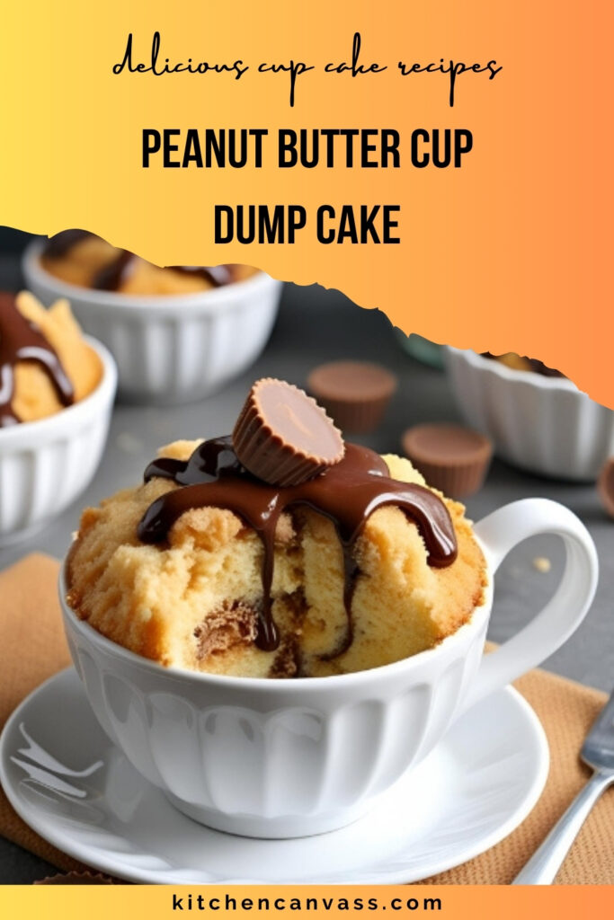 peanut butter cup dump cakev
