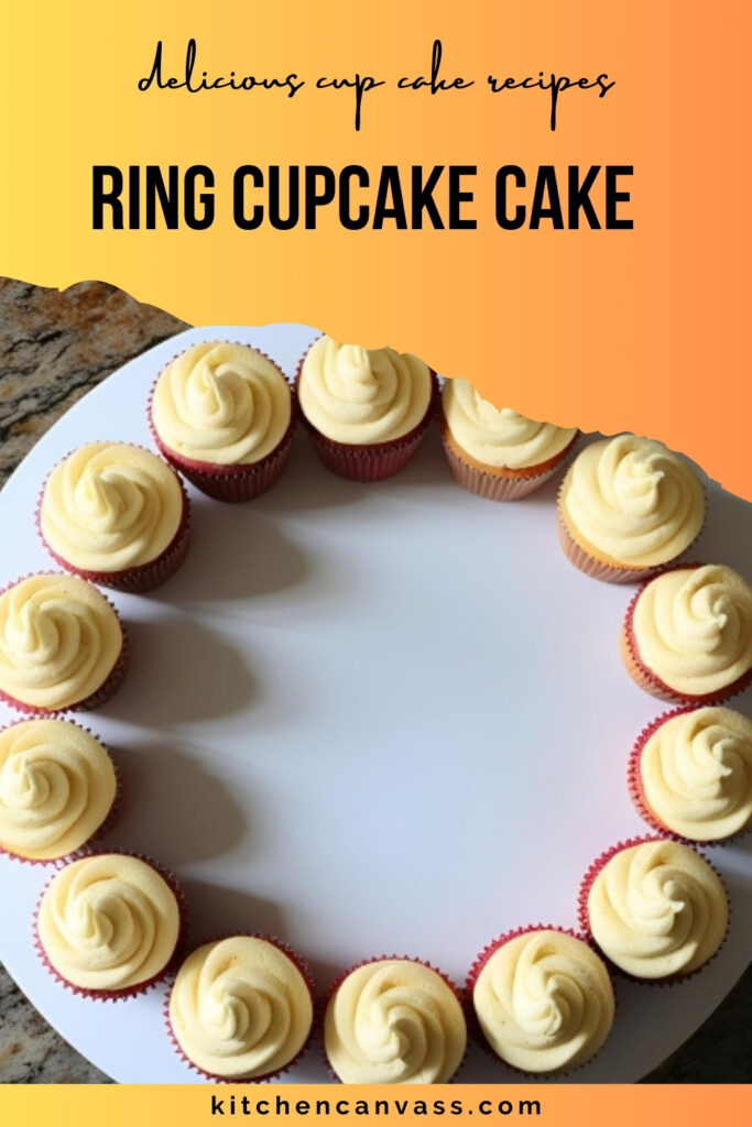 ring cupcake cake