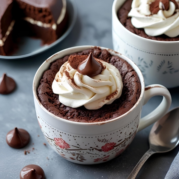 Chocolate Mug Cake Without Cocoa Powder