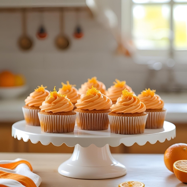 orange crush cupcakes