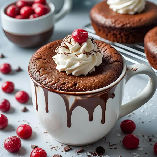 Mug Cake with Hot Chocolate Mix