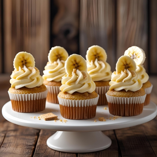banana cream pie cupcakes