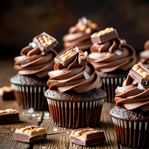 heath bar cupcakes