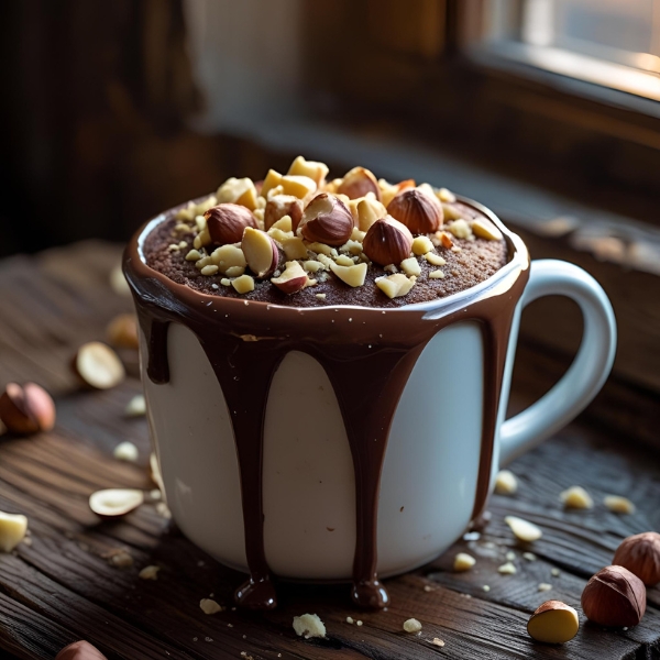 Vegan Nutella Mug Cake