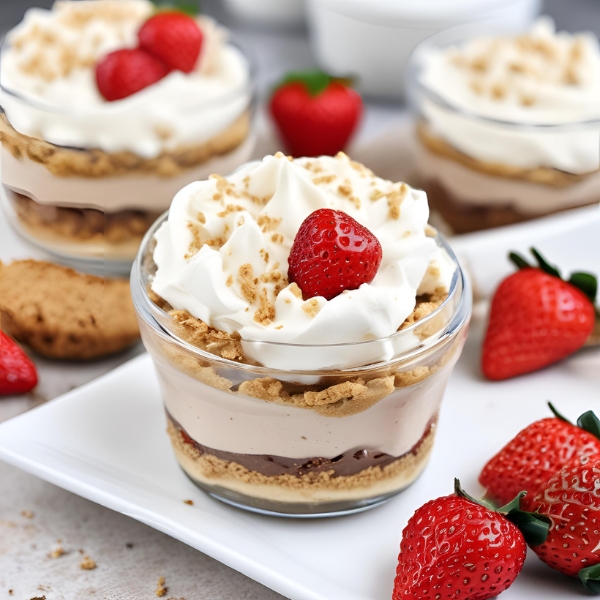 Strawberry Cheesecake Dessert Cups