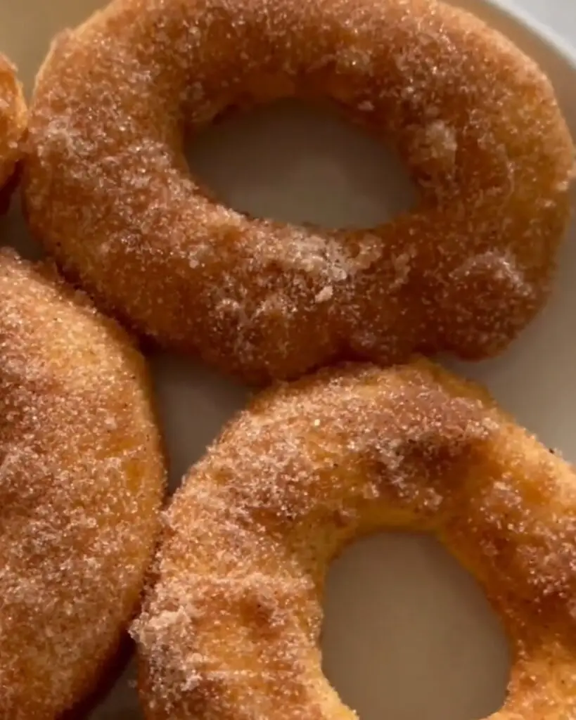 Air Fryer Pumpkin Donuts