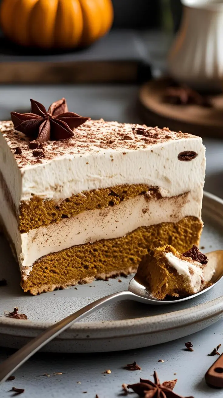 pumpkin chai tiramisu