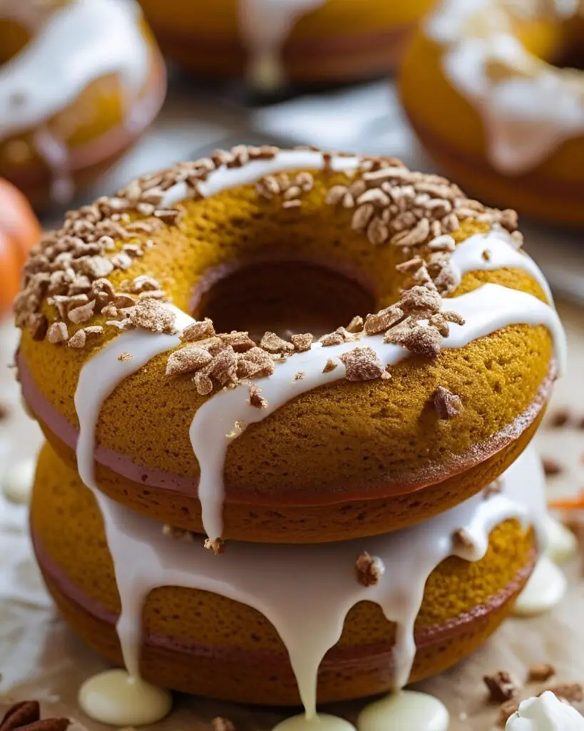 Baked Pumpkin Donuts with Buttermilk