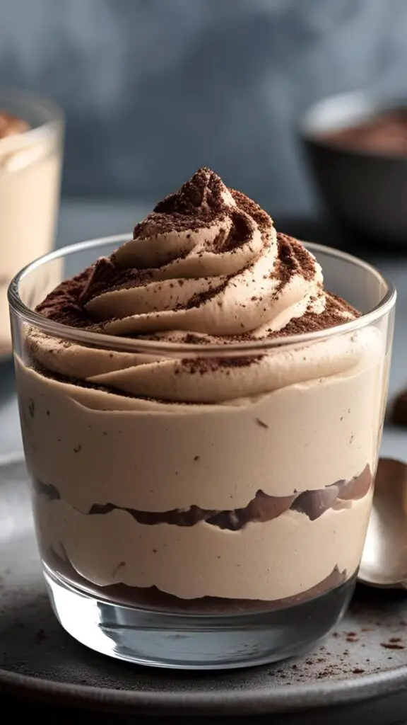 chocolate tiramisu mousse