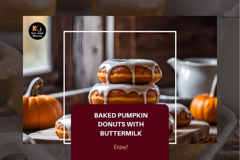 Baked Pumpkin Donuts with Buttermilk