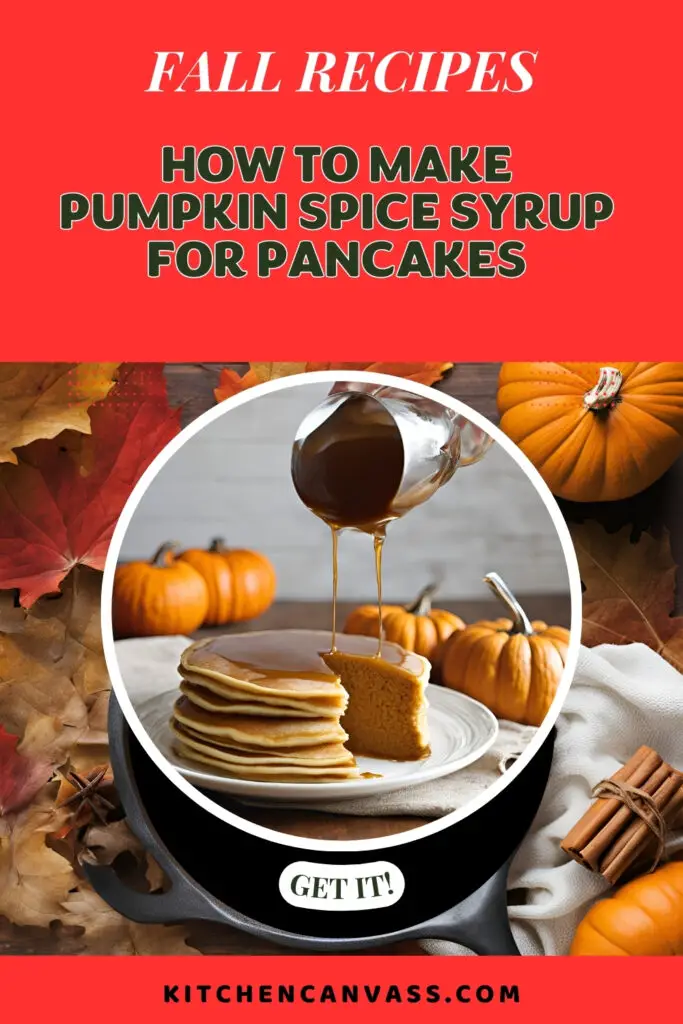pumpkin spice syrup for pancakes