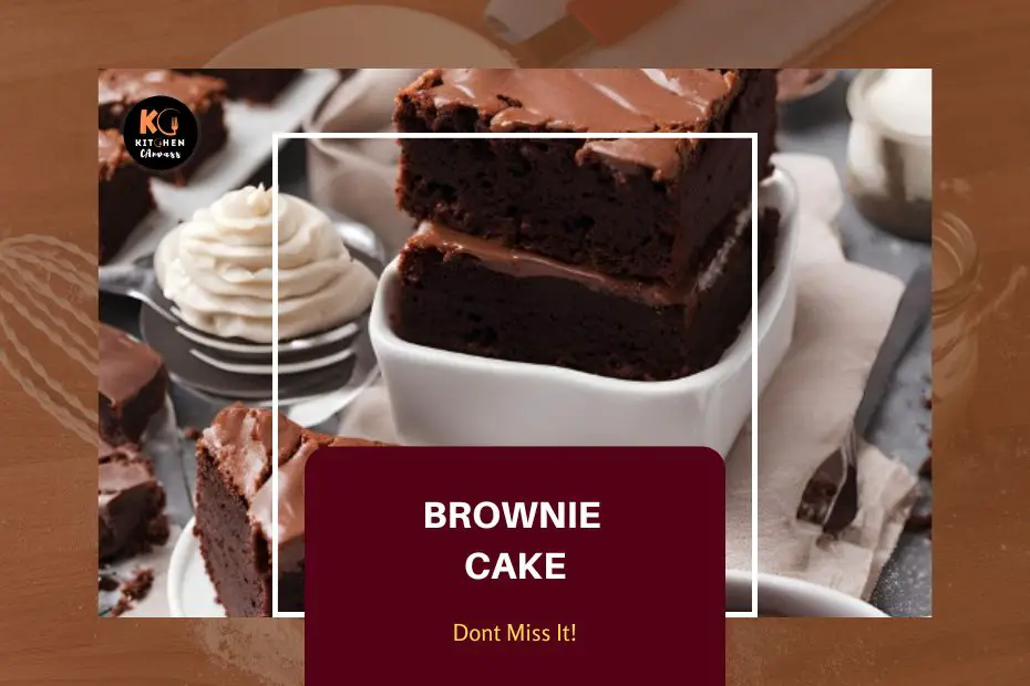 Brownie Cake recipe