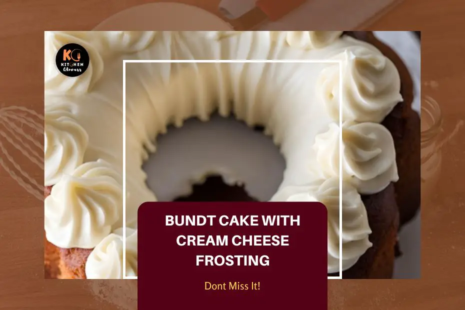 Bundt Cake With Cream Cheese Frosting Recipe