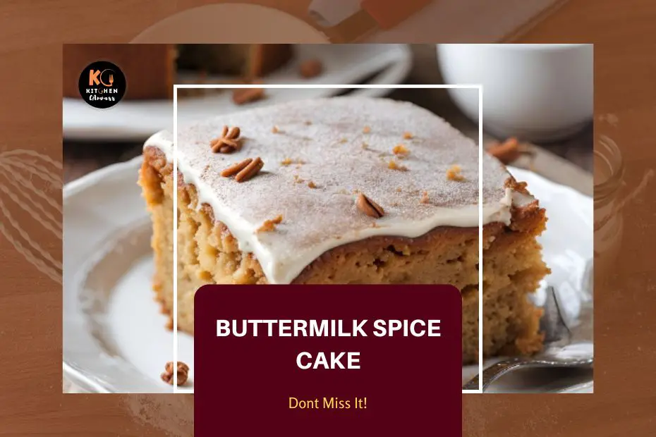 Buttermilk Spice Cake Recipe