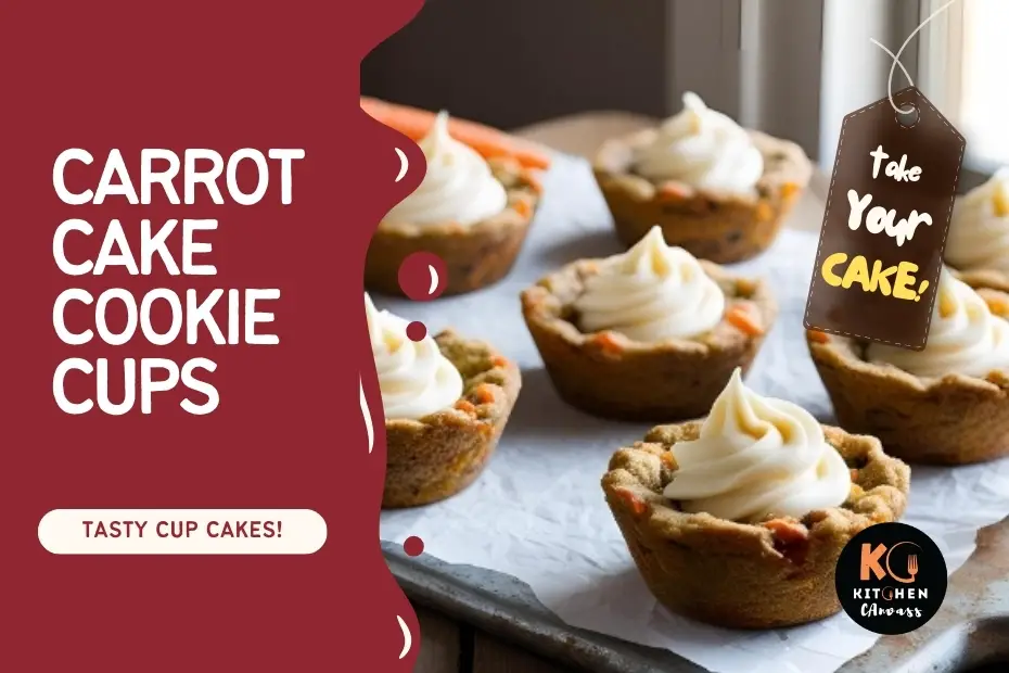 Carrot Cake Cookie Cups