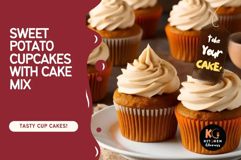 Sweet Potato Cupcakes with Cake Mixv