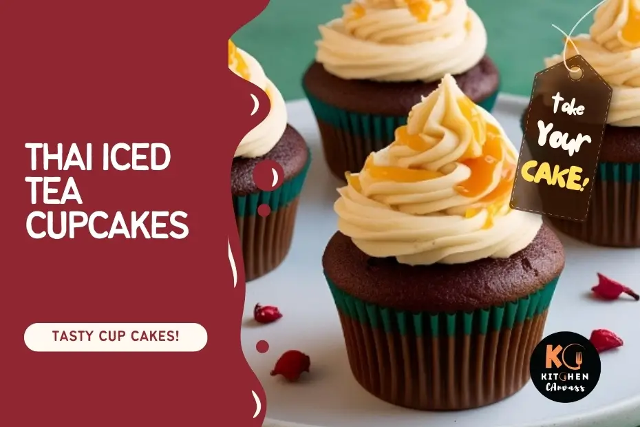 Thai Iced Tea Cupcakes