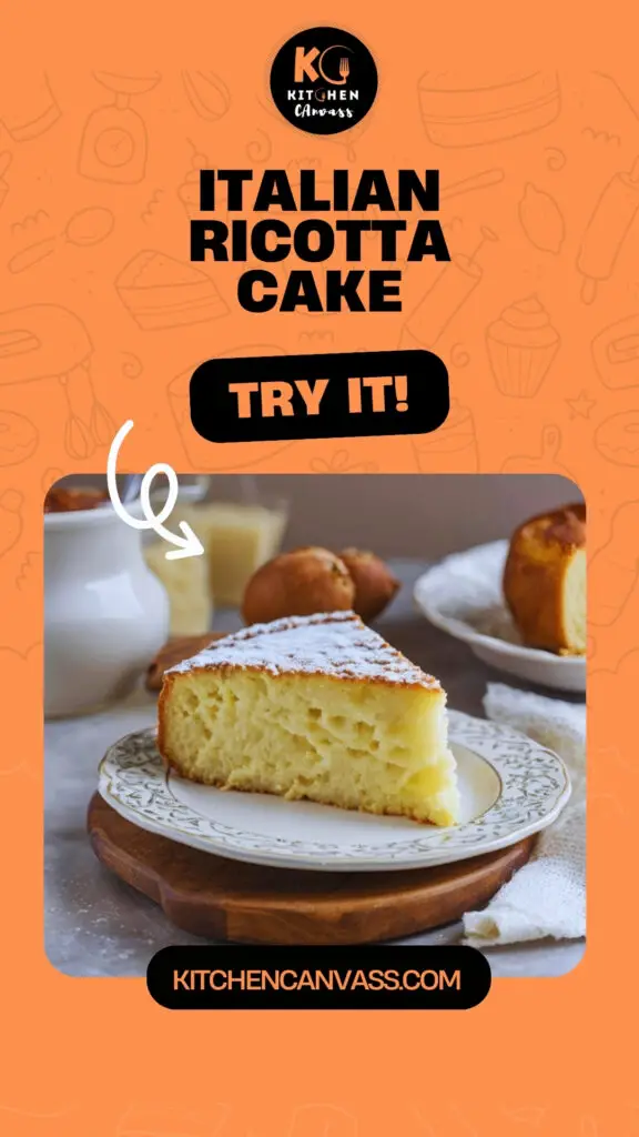 Italian Ricotta Cake Recipe
