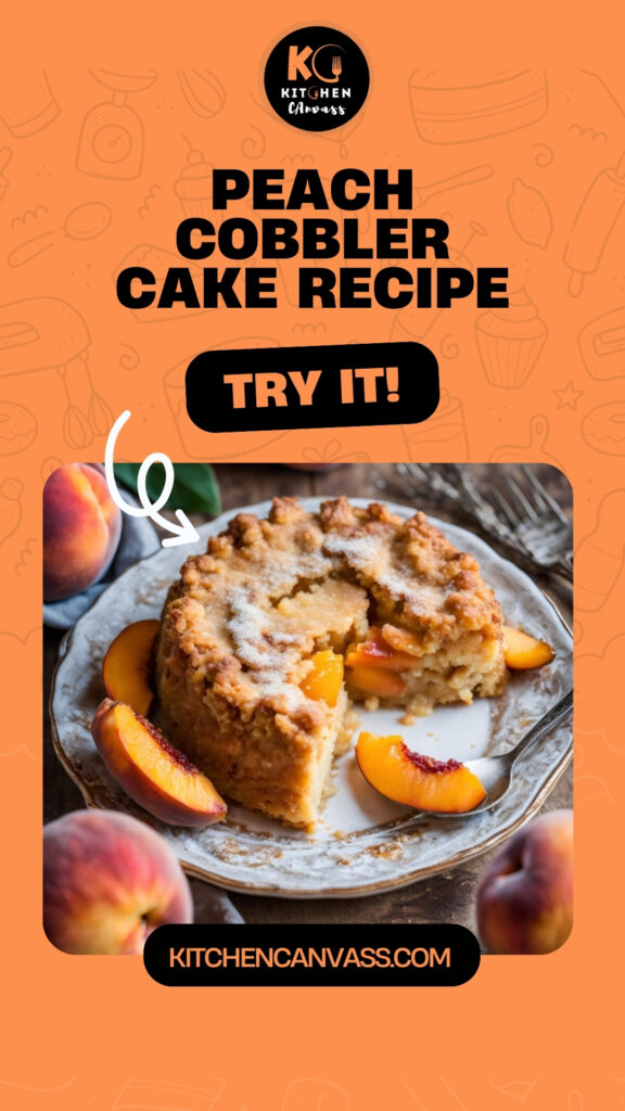 Peach Cobbler Cake