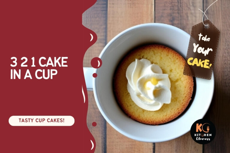 Easy & Quick 3-2-1 Cake in a Cup Recipe