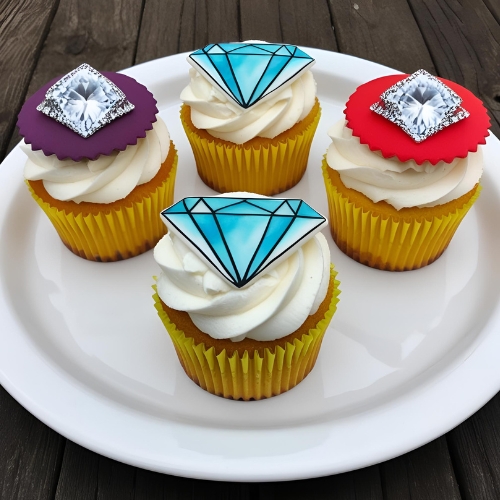 Cupcakes with Diamonds