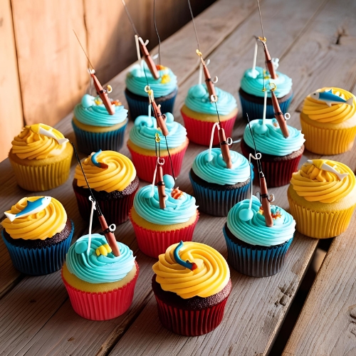 Gone Fishing Cupcakes