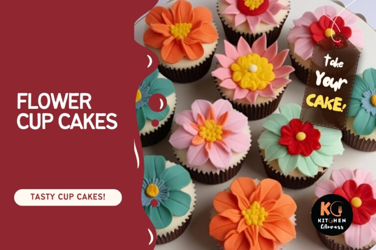 Lets Enjoy Delicious Flower Cup Cakes!