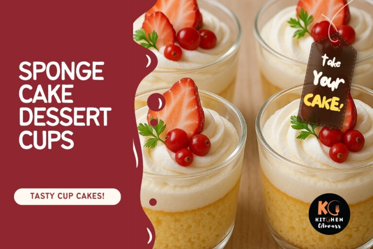 How to Make Delicious Sponge Cake Dessert Cups