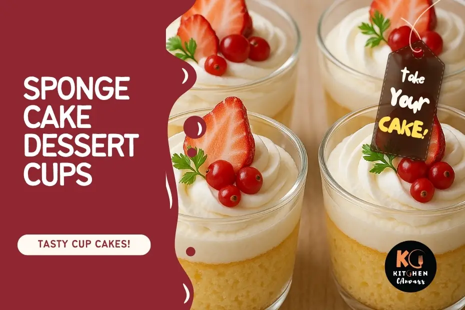 Sponge Cake Dessert Cups