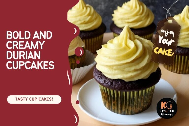 Durian Cupcakes – Exotic, Bold & Softly Sweet