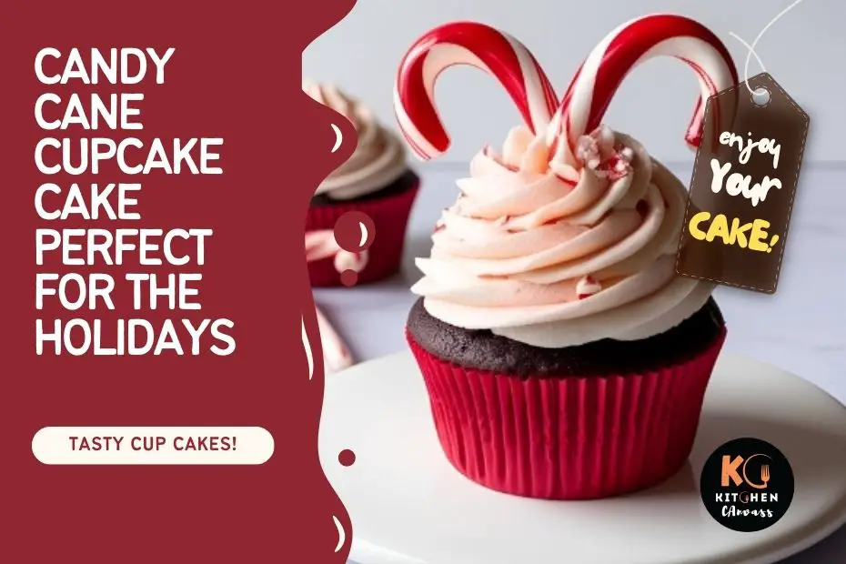 Candy Cane Cupcake Cake