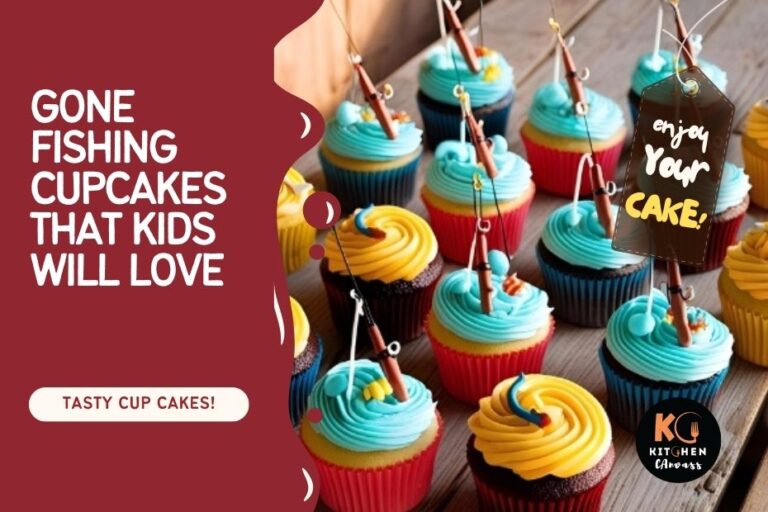 Gone Fishing Cupcakes for Fishing Parties!