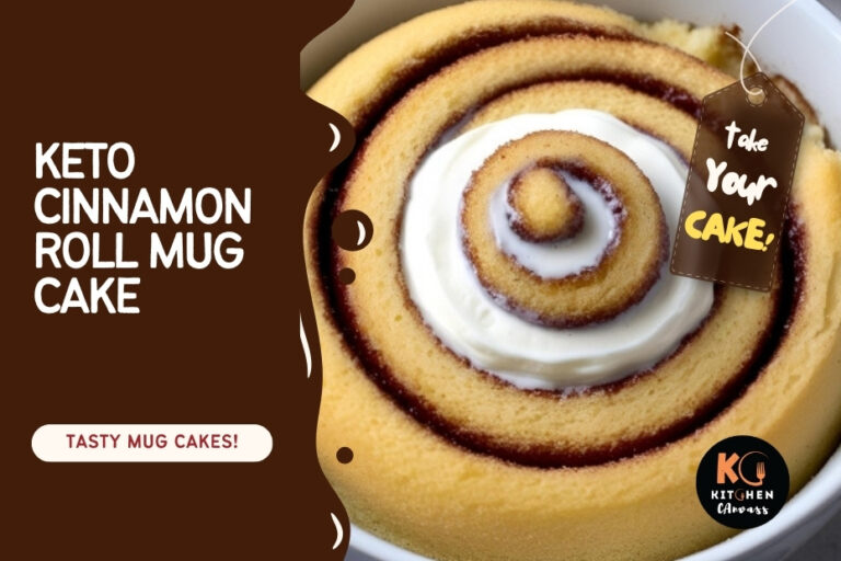 Keto Cinnamon Roll Mug Cake: A Quick and Delicious Low-Carb Treat