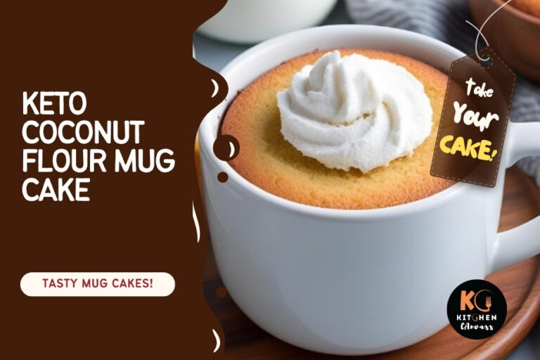 Keto Coconut Flour Mug Cake: A Fluffy, Low-Carb Delight in Minutes!