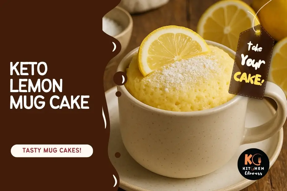 Keto Lemon Mug Cake