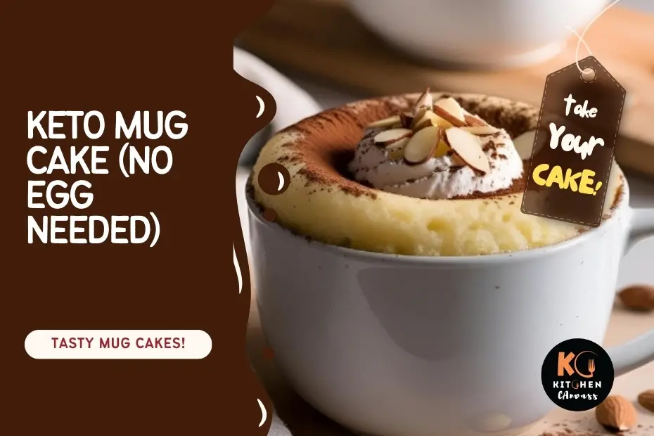 Keto Mug Cake (No Egg Needed)